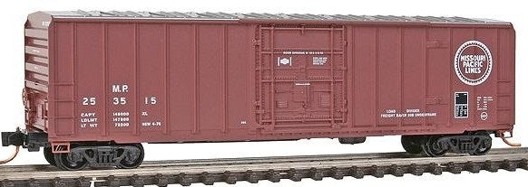 Micro-Trains 02700140 N Missouri Pacific 50' Rib Side Plug Door Boxcar #253515