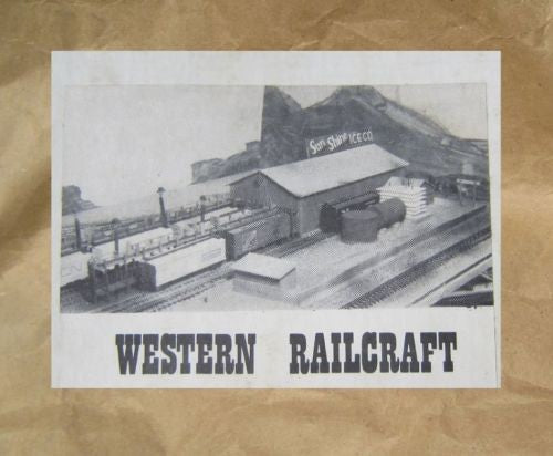 Western Railcraft 105 N Ice Plant Building Kit
