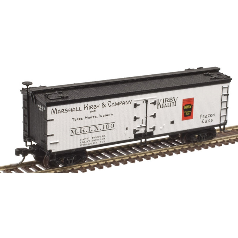 Atlas 50005492 N Kirby Frozen Eggs 40' Wood Reefer #100