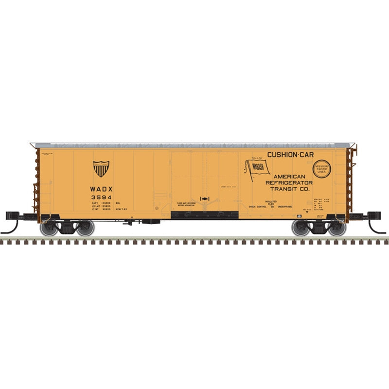 Atlas 50005690 N American Refrigerator Transit 50' GA RBL Plug-Door Boxcar #3579