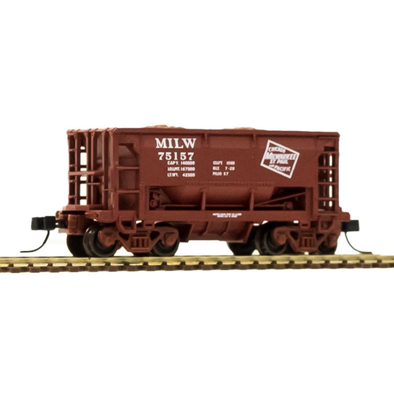 Atlas 50005754 N Milwaukee Railroad Trainman 70-Ton Ore Car #75157