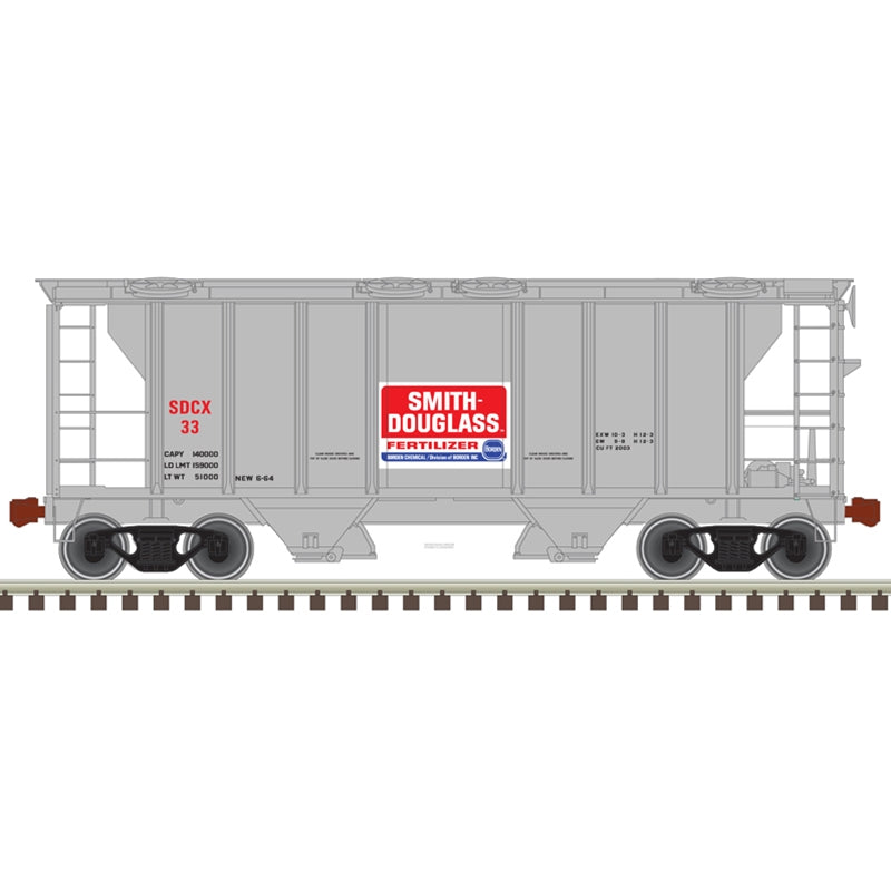 Atlas 50005900 N SDCX Trainman PS-2 Covered Hopper #27
