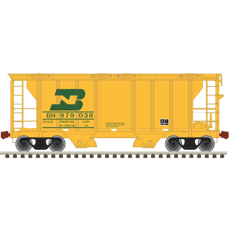 Atlas 50005913 N Burlington Northern Trainman PS-2 Covered Hopper #979039