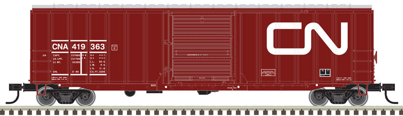 Atlas 50005987 N Canadian National Trainman ACF 50' 6" Box Car #419348