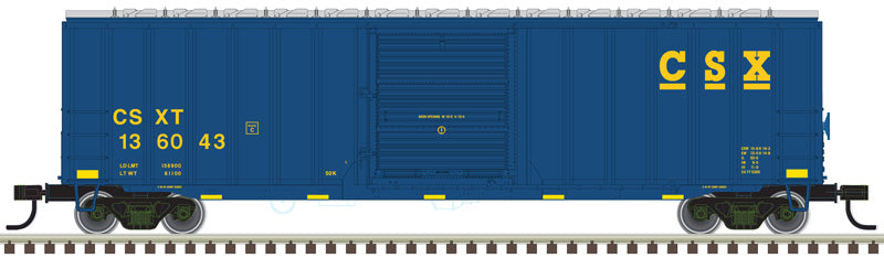 Atlas 20006716 HO CSX Trainman ACF 50' 6" Box Car #136043