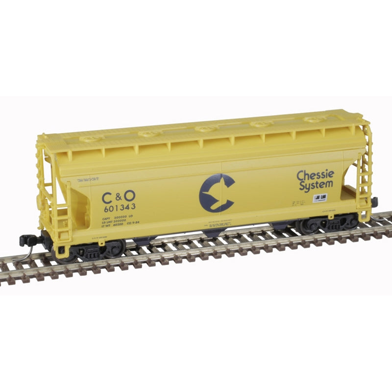 Atlas 50006113 N Chessie System C&O Trainman 3560 Covered Hopper #601343