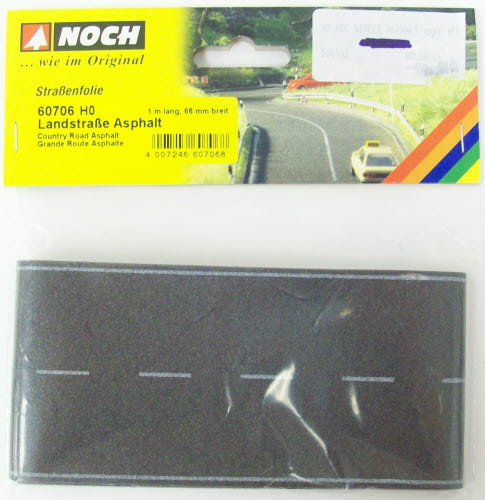 Noch 60706 HO Flexible Country Road Asphalt