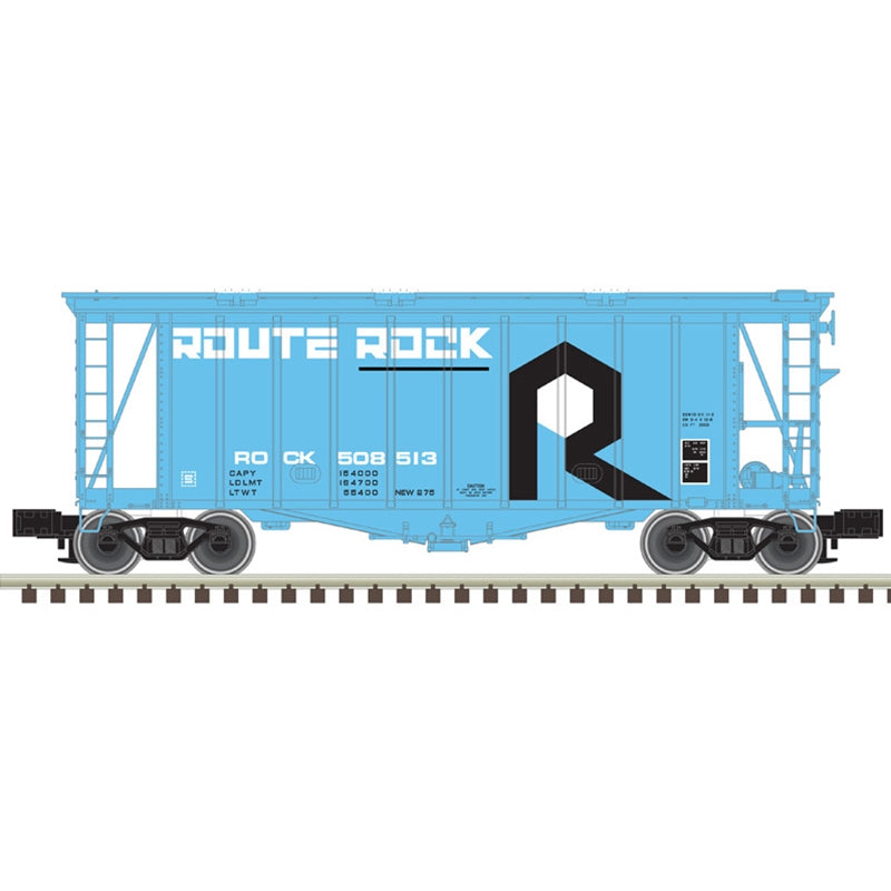 Atlas 3001078 O Rock Island 3-Rail 40' Airslide Covered Hopper