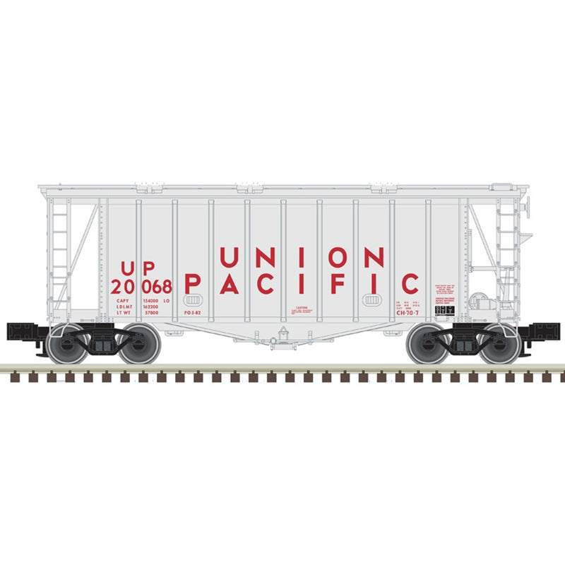 Atlas 3001079 O Union Pacific 3-Rail 40' Airslide Covered Hopper