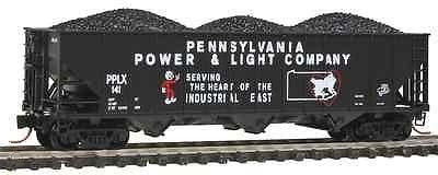 Micro-Trains 10800230 N PPLX 100 Ton 3-Bay Rib Sides Open Hopper w/Load #141