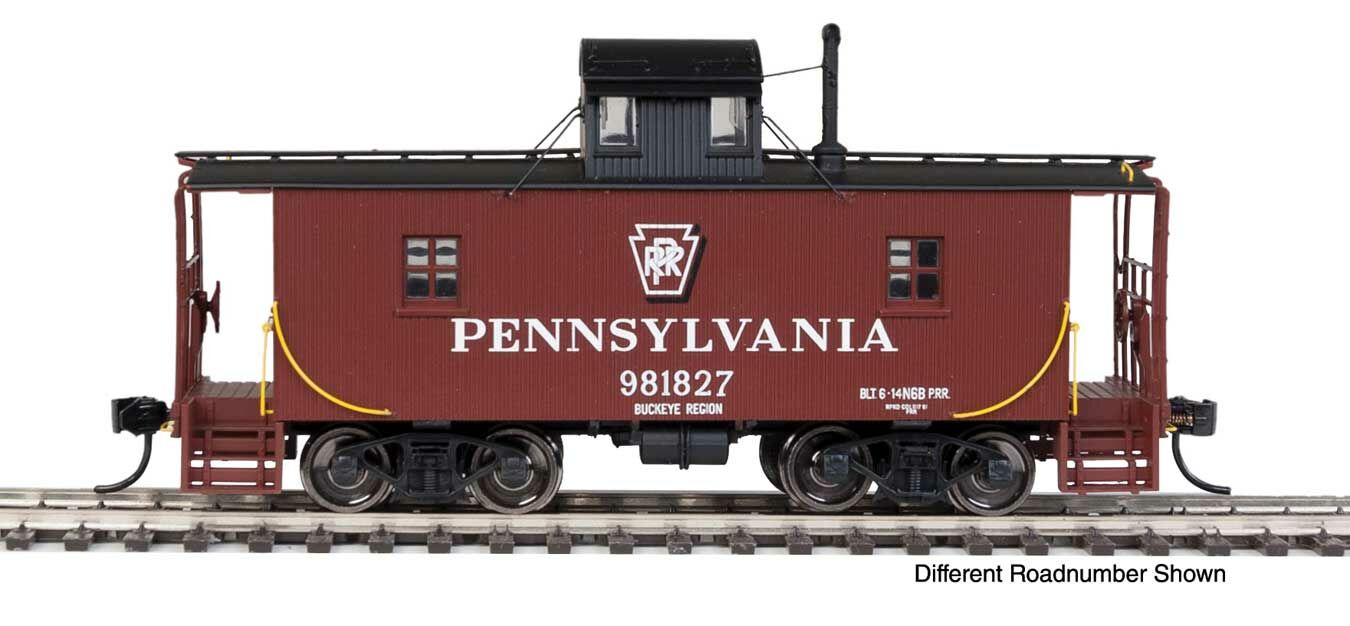 Walthers 920-103409 HO PRR Pennsylvania N6B Wood Cabin Car #980931