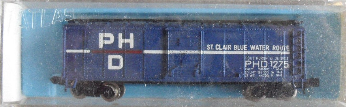 Atlas 2388 N Scale Port Huron & Detroit Steel Box Car #1275