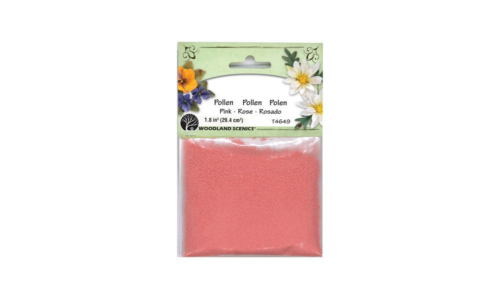 Woodland Scenics T4649 1oz Pink Pollen