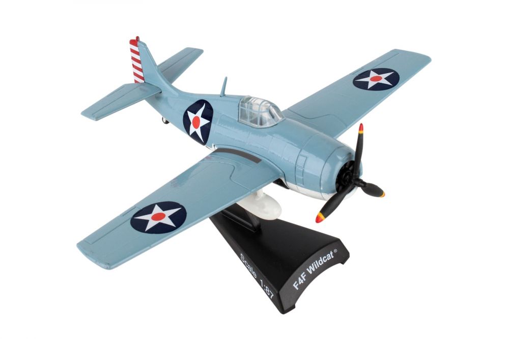 Daron Worldwide Trading PS5351-2 1:87 USN Grumman F4F Wildcat Aircraft