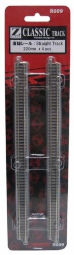 Rokuhan R009 Z 220mm Classic Straight Track (Pack of 4)