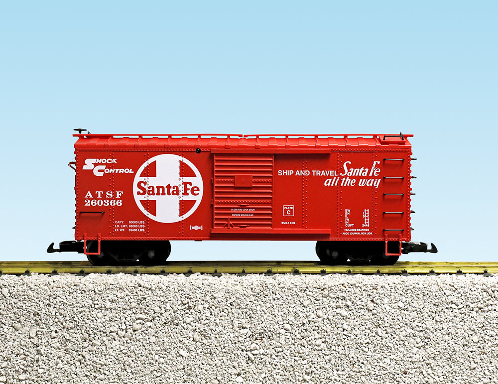USA Trains R19147B G Santa Fe Red Boxcar #260366