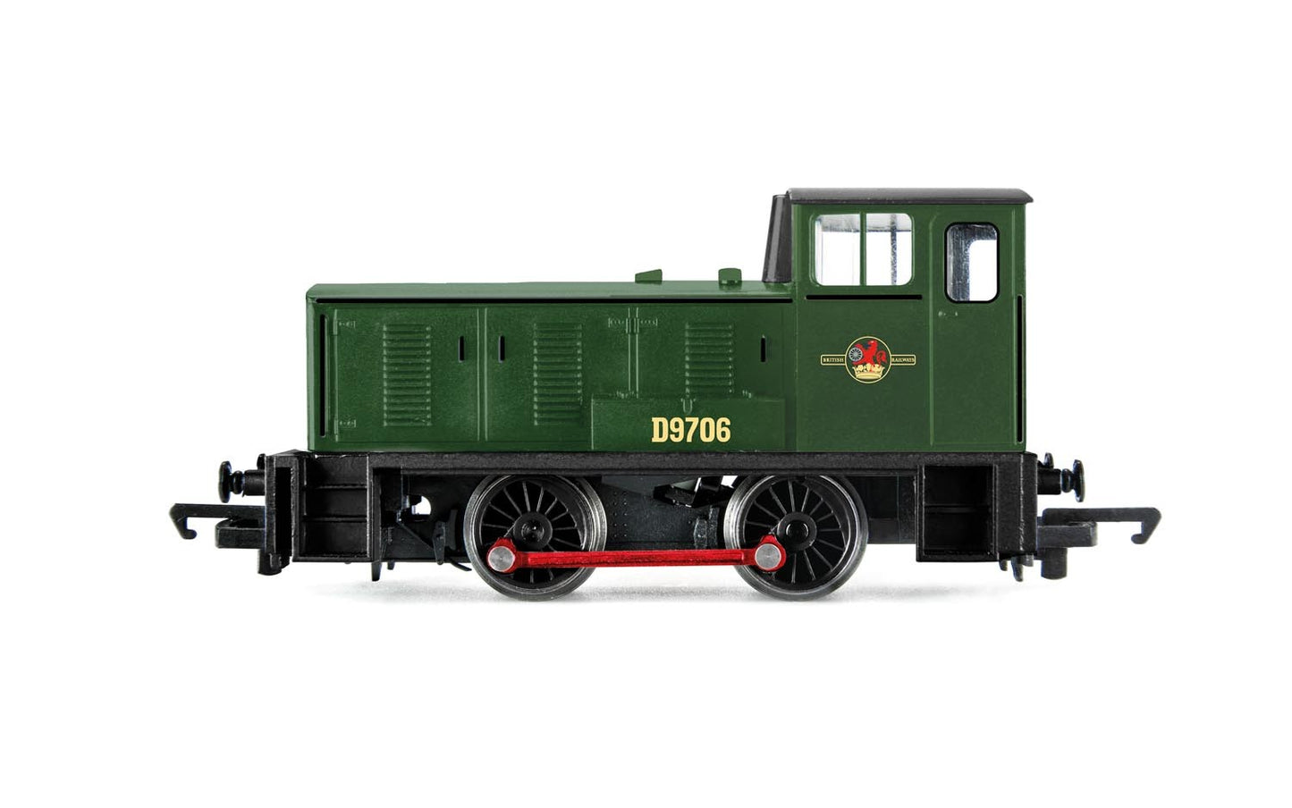Hornby R3755 OO British Railways Bagnall 0-4-0DH Era 6 Steam Locomotive #D9706