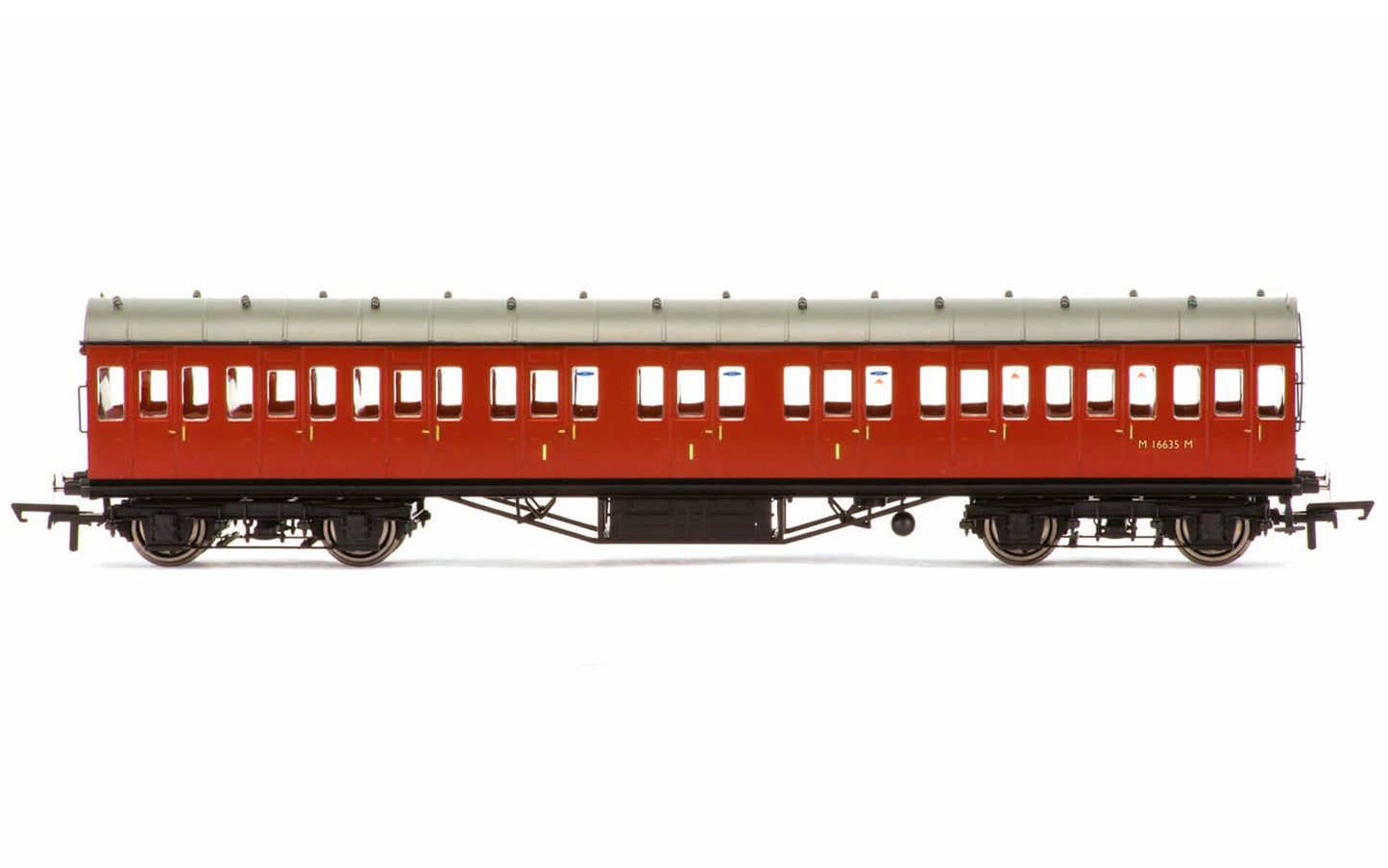 Hornby R4799 OO BR 57' Stanier Non-Corridor Composite Coach #M16635M