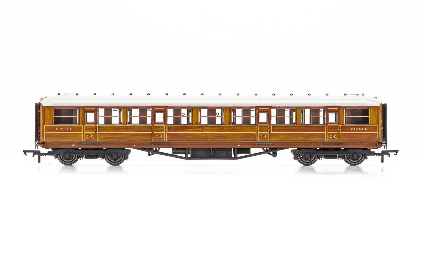 Hornby R4828 OO 61' 6 London North Eastern Railway Gresley Third Car #23864