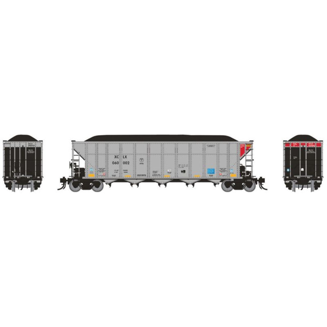 Rapido Trains 169041A HO XCLX AutoFlood III Rapid Discharge Coal Hopper #2