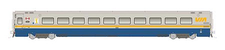 Rapido Trains 508002 N VIA Rail Canada VIA1 Original Scheme LRC Coach Car