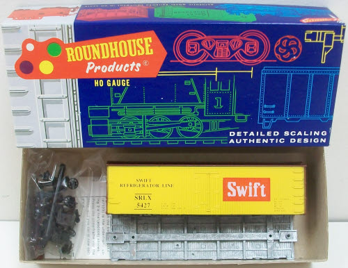 Roundhouse 3181 HO Swift 36' Meat Reefer Kit (Yellow)