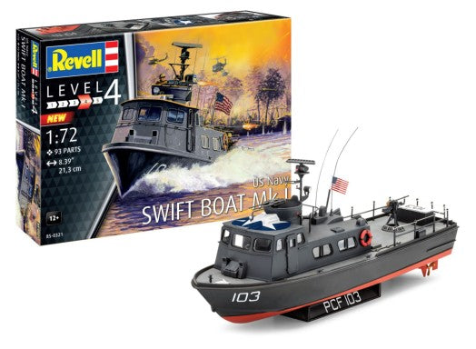 Revell 1/72 Scale US Navy Swift Boat Mk. I kit 85-0321 Revell 1/72 Scale US Navy Swift Boat Mk. I kit 85-0321