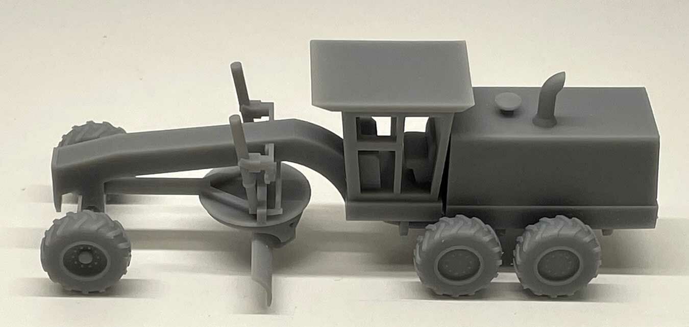 Phoenix Precision Models 31020 HO Unpainted Road Grader 3D Printed Resin Kit