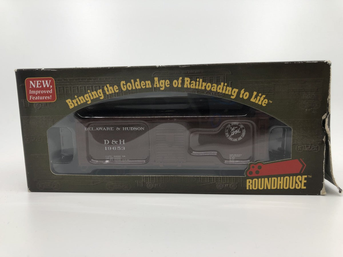 Roundhouse 85201 HO RTR 40' Wood Box, D&H #19653