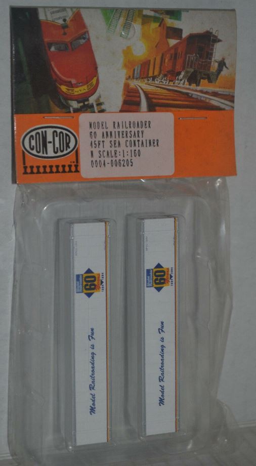 Con-Cor 0004-006205 N Model Railroader 60th Anniversary 45 Foot Sea Container