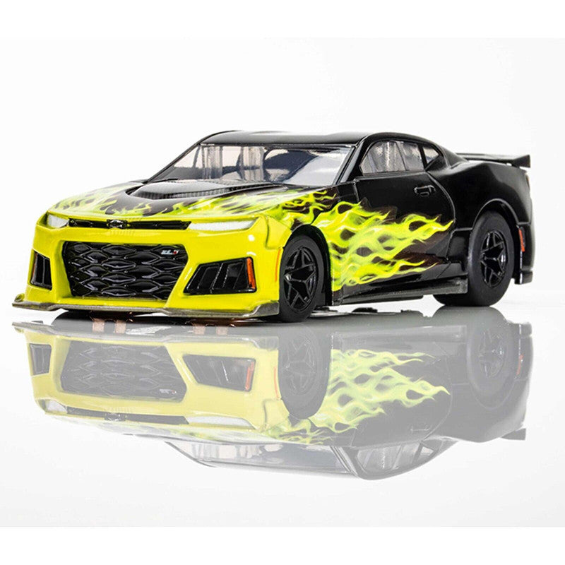 AFX 22060 HO Black/Lime Mega-G+ 2021 Camaro ZL1 Wildfire Slot Car
