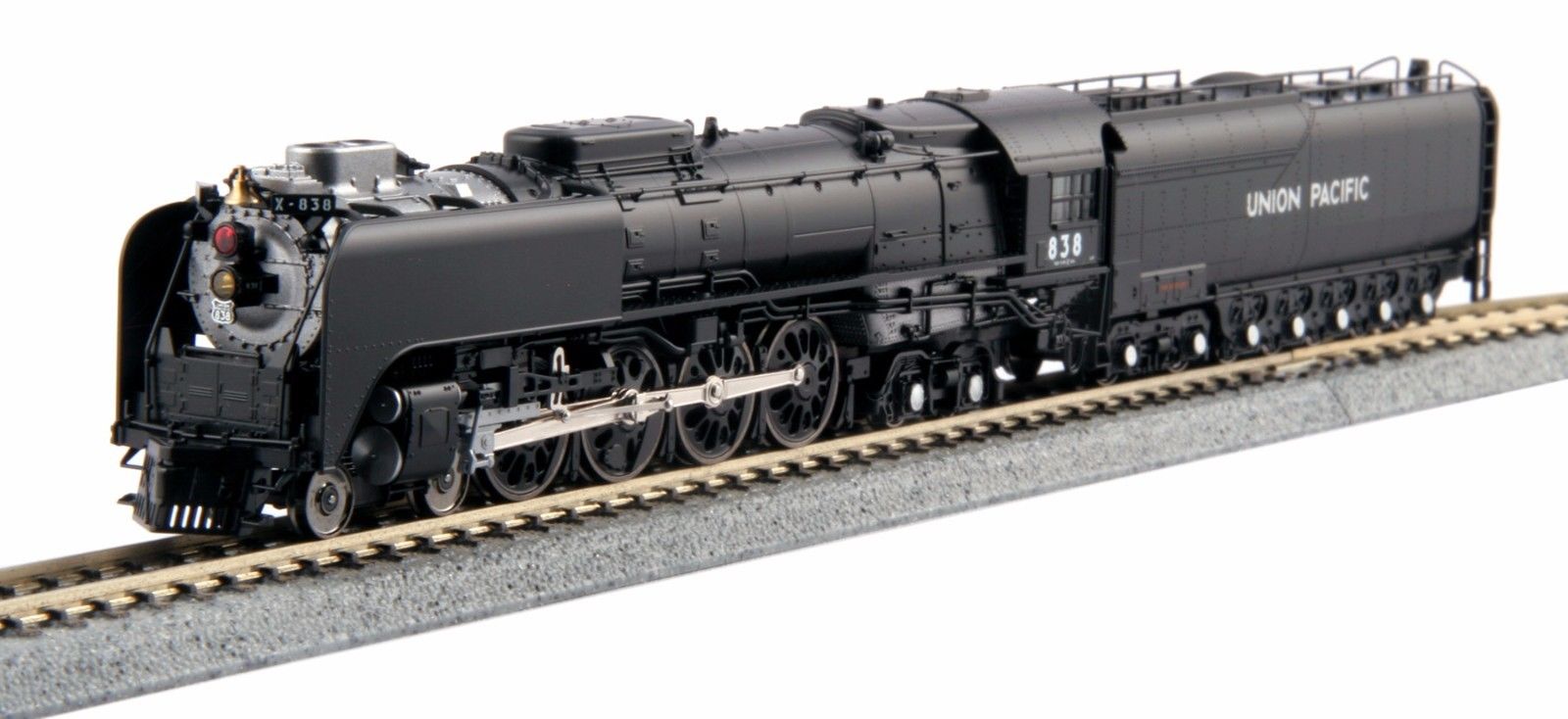 Kato 126-0402-LS N Union Pacific FEF-3 4-8-4 Steam Locomotive #838