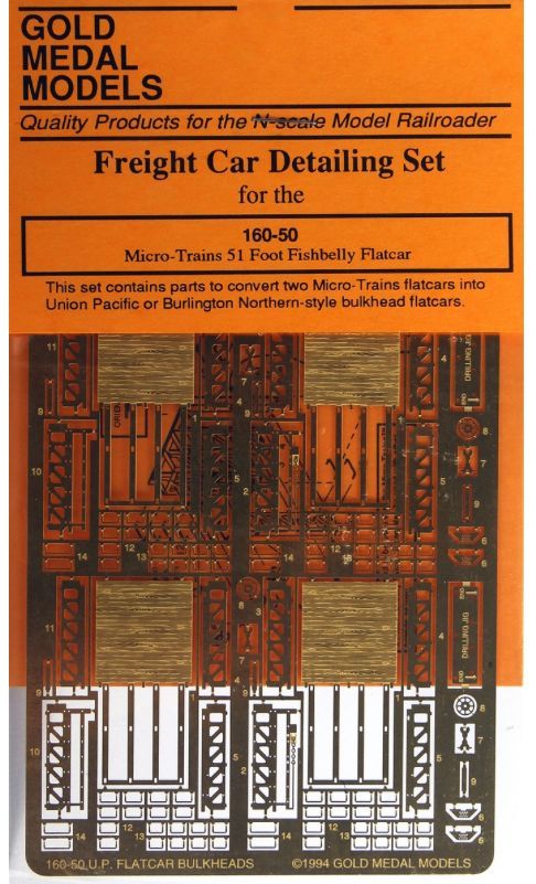 Gold Medal Models 160-50 N Freight Car Detailing Set (Set of 2)