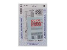 Microscale 60-4318 N 1979+ Illinois Central Gulf 40' Trailers Decal Sheet