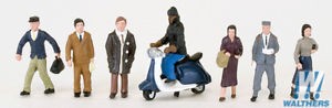 Walthers 949-6001 HO City People Figures (Set of 7)