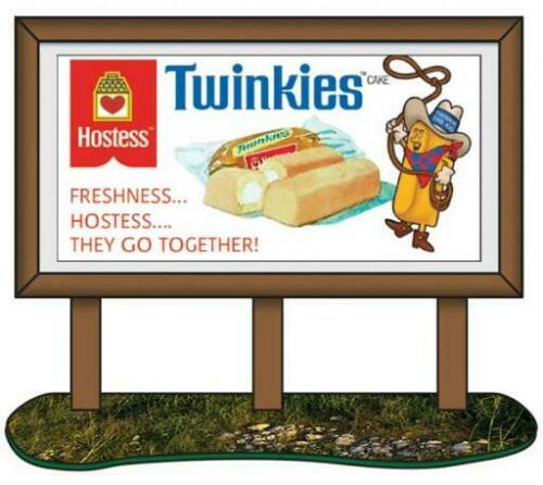 Classic Metal Works 20241 HO Mini Details 1950's Hostess Country Billboard