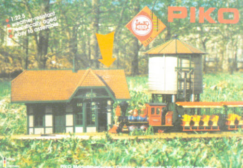 Piko 62909 G Silver City Station Building Kit