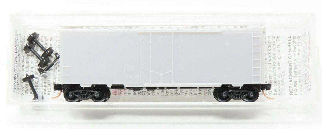 Micro-Trains 02100000 N Undecorated 40' Standard Plug Door Boxcar