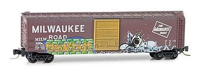 Micro-Trains 50544300 Z Milwaukee Road Weathered 50' Standard Box Car