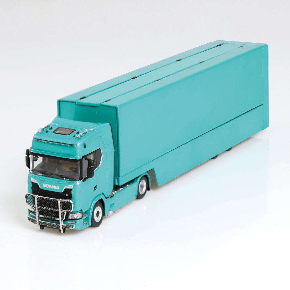 NZG 1065-30 1:64 Green Scania V8 730S 4x2 Car Transporter