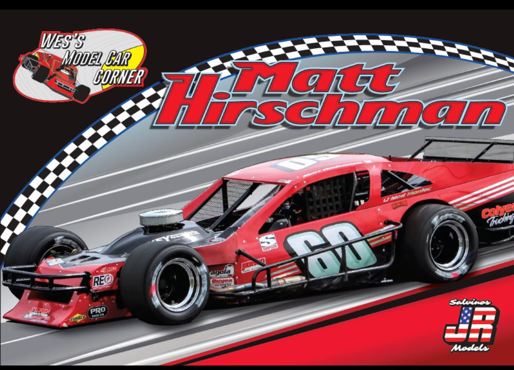 Wes's Model Car Corner 10060 1:25 Matt Hirschman Racing Modified Model Kit