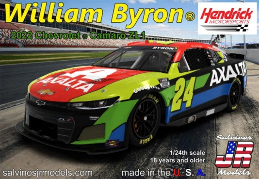 Salvinos JR Models HMC2022WBP 1:24 2022 Chevrolet Camaro ZL1 Race Car Model Kit