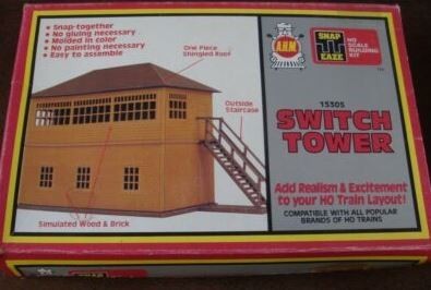 AHM 15305 HO Scale Switch Tower Snap Easy Building Kit