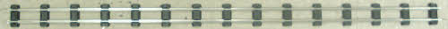 K-Line K-0452 S 36-1/2" Tubular Extra Long Straight Track Section