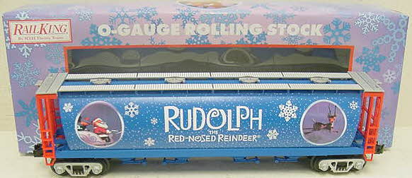 MTH 30-75220 Rudolph 4-Bay Cylindrical Hopper Car