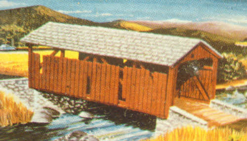 Plasticville 1920 Covered Bridge Kit
