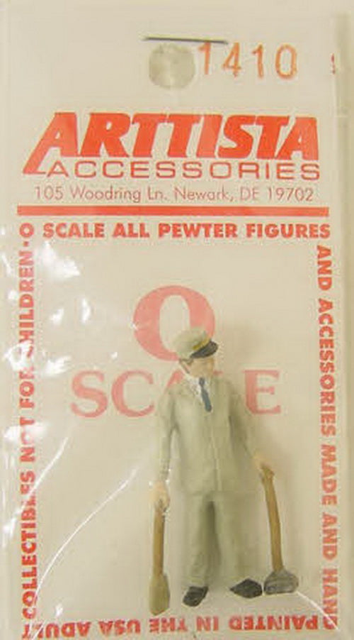 Arttista 1410 Janitor Pewter Figure