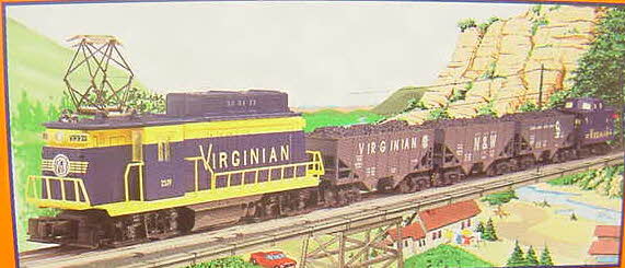 Lionel 6-11934 Virginian Rectifier O Gauge Diesel Freight Train Set