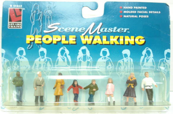 Life Like 1635 O Walking People Figures (Set of 7)