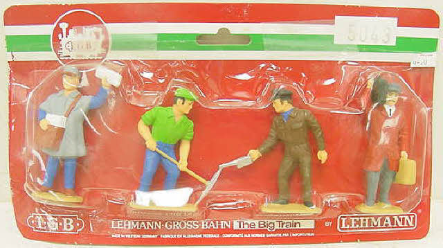 LGB 5043 Standing Railroad Worker Figures G Scale (Set of 4)